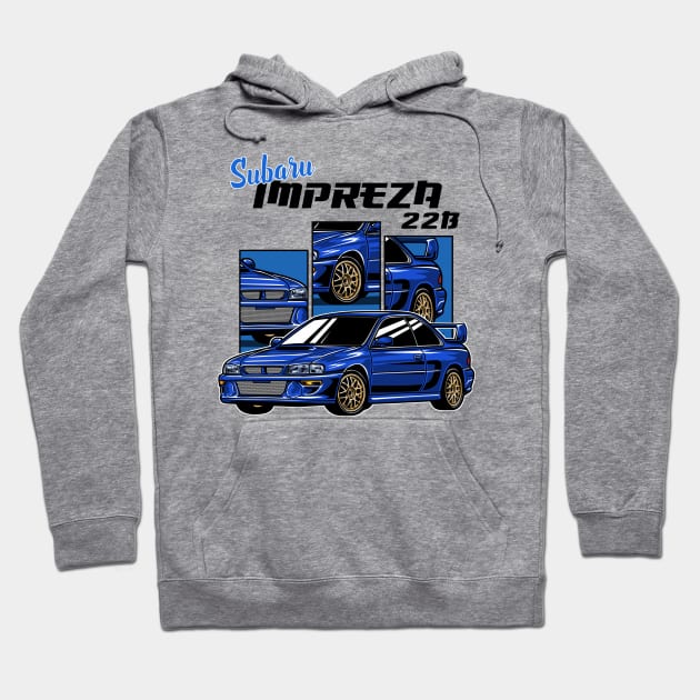 Subaru Impreza Hoodie by mirailecs